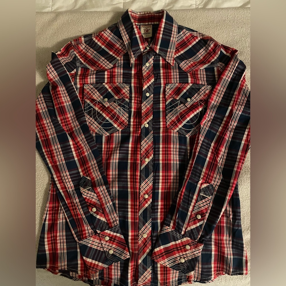 True Religion button up shirt